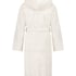 Fleece Bathrobe, Beige