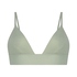 Smooth Triangle Bralette, Green