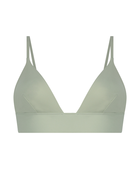 Smooth Triangle Bralette, Green