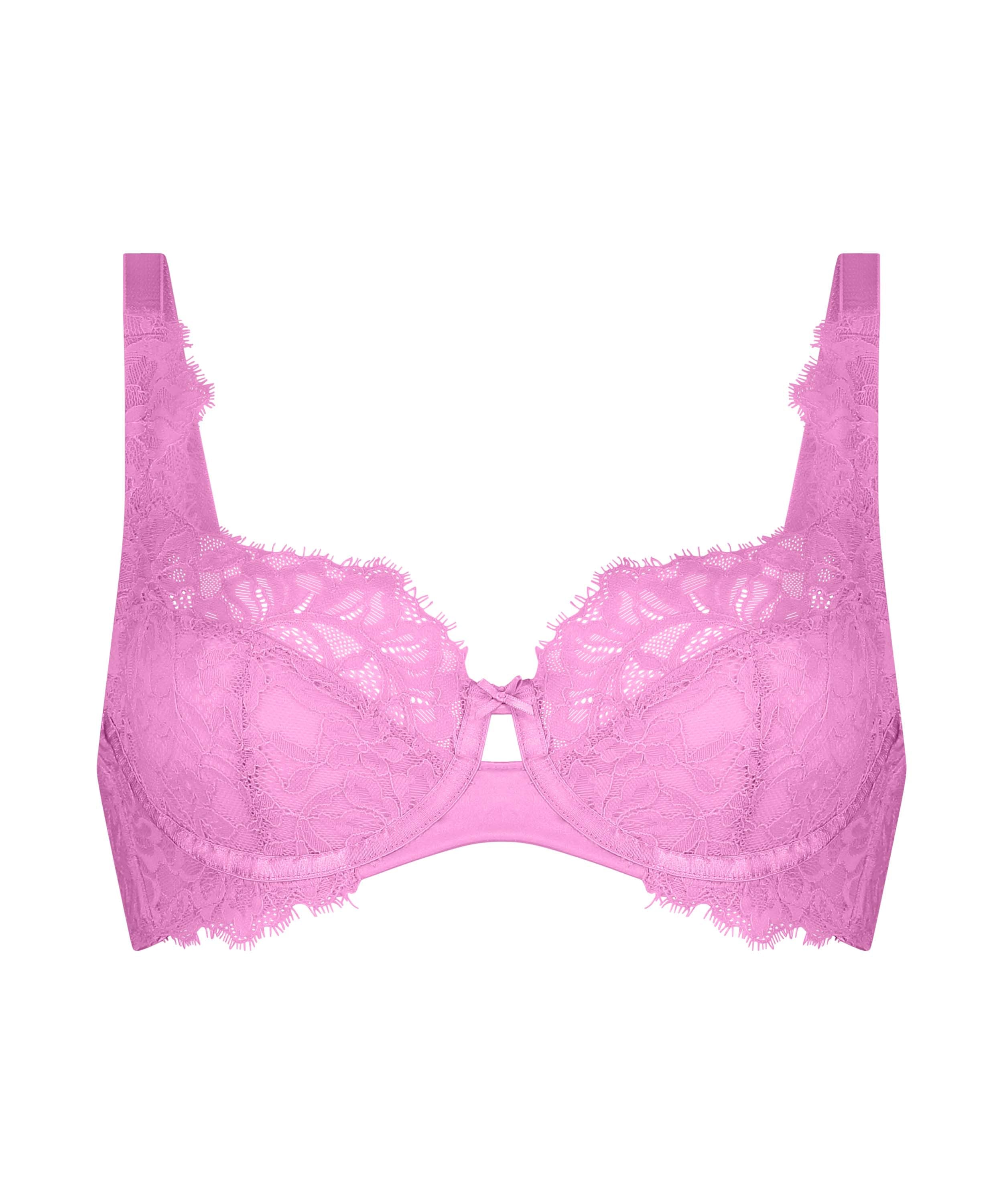 Isabella Non-Padded Underwired Bra, Pink, main