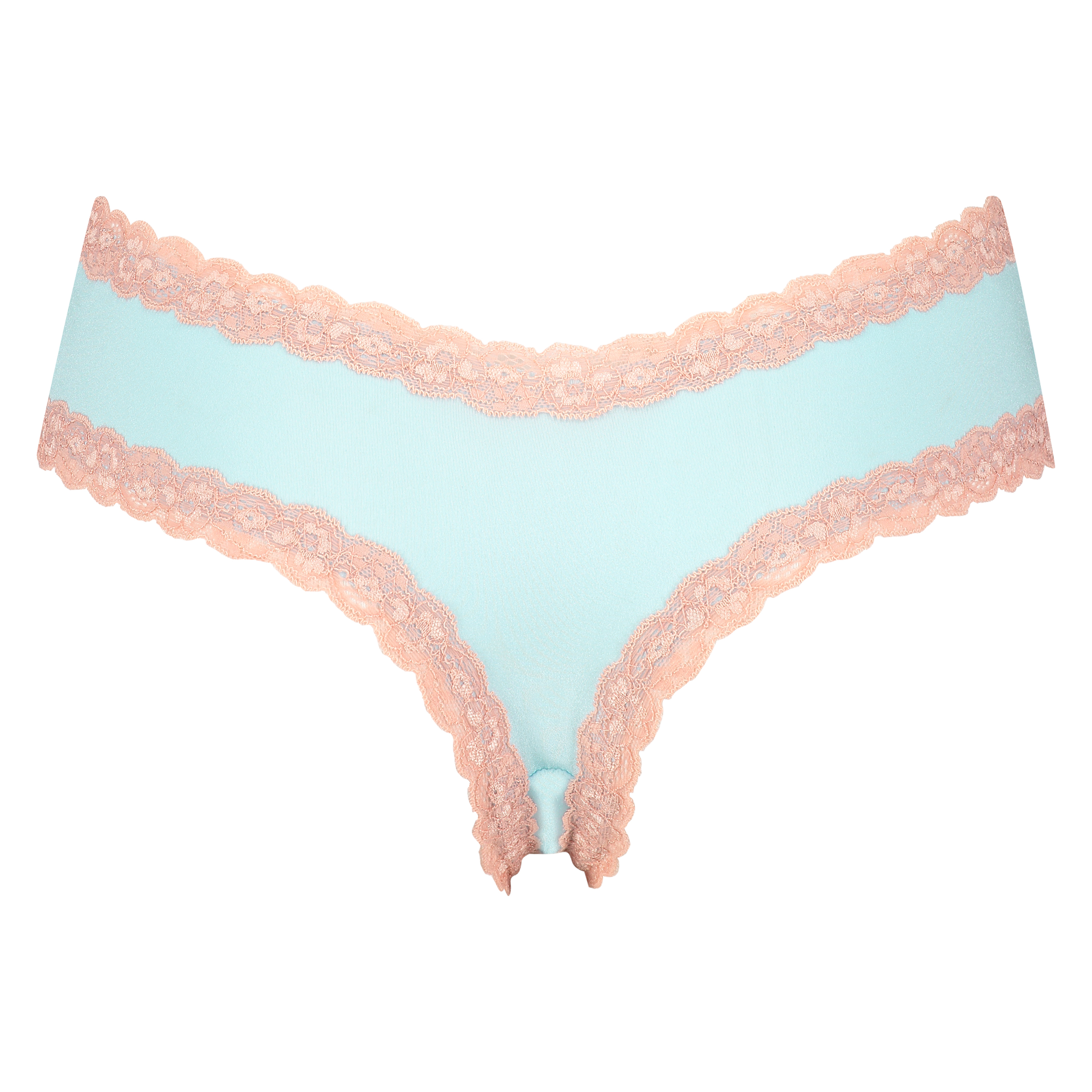 V-Shaped Microfibre Brazilian, Blue, main