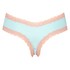V-Shaped Microfibre Brazilian, Blue