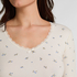Daisy Pyjama Top, White
