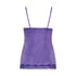 Velours Lace Cami Top, Purple