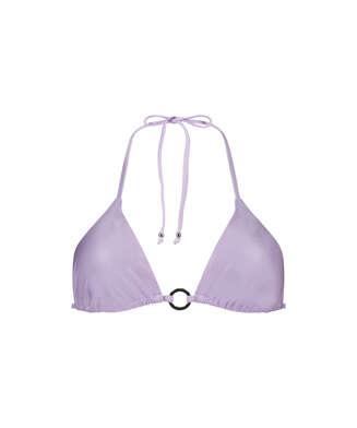 Aruba Triangle Bikini Top, Purple