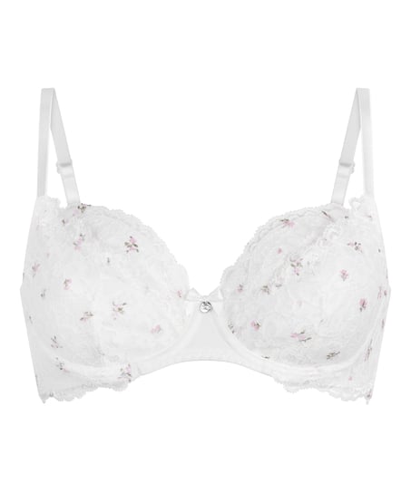 Marine Non-Padded Underwired Bra, White