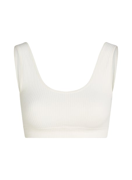 Dianne Scoop Bralette, White