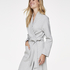 Jersey Bathrobe, Gray