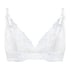 Non-Padded Underwired Longline Bra Peonie, White