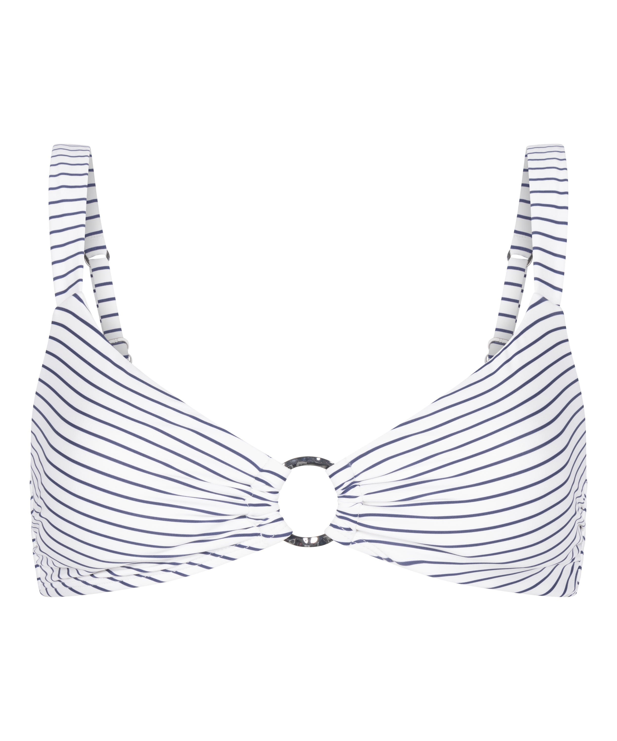 Bikinitop Stripes, White, main