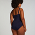 Scallop swimsuit, Blue