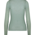 super soft Lace V-Neck shirt with Cashmere, Green
