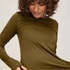 super soft Boatneck shirt with Cashmere, Green