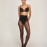 Tights 15 Denier Check, Black