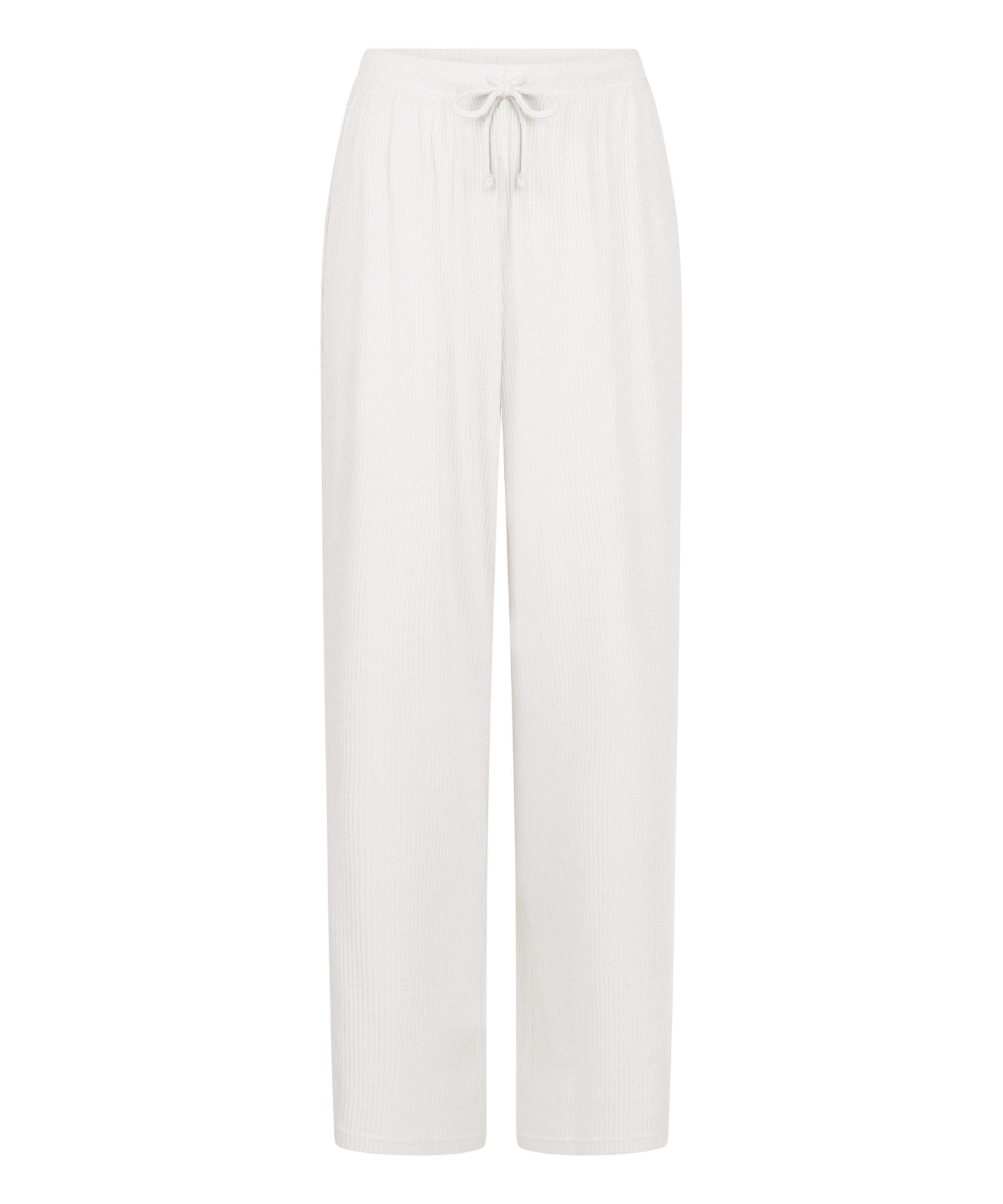 Pointelle Pyjama Pants, Beige, main
