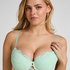 Harmony Padded Underwired Bra, Green