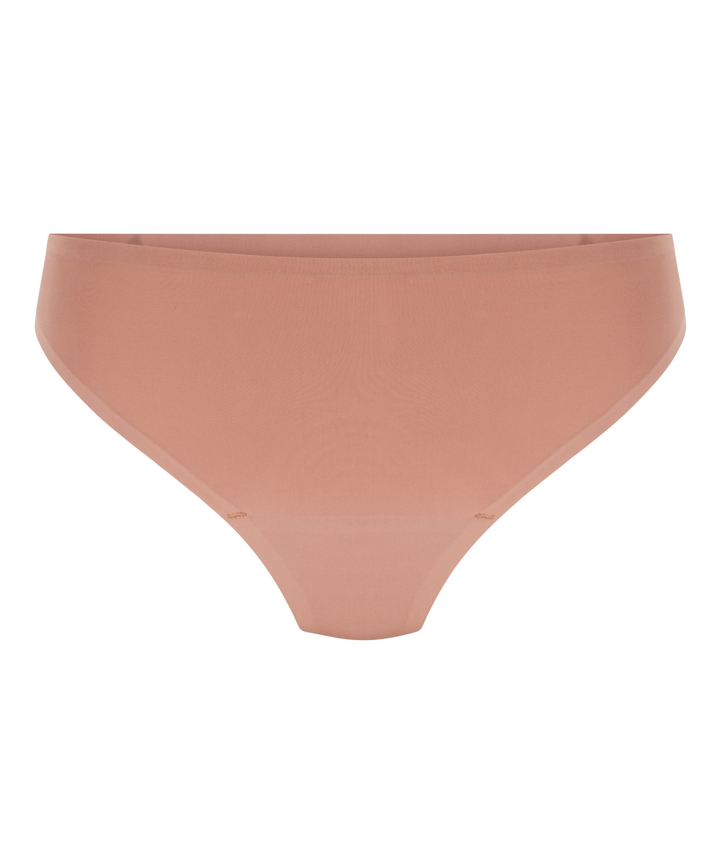 Invisible thong basic, Brown, main