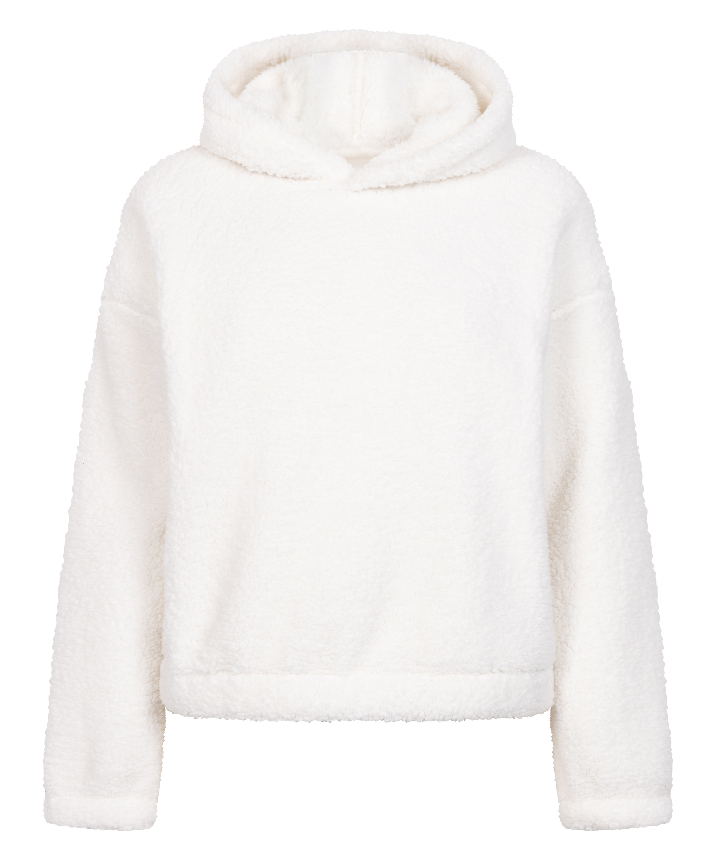 Snuggle Hoodie Fleece, White, main