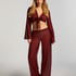 Open Knit Beach Pant, Red