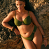 Holbox Rio Bikini Bottoms, Green