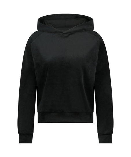 Velours top, Black