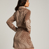 Fleece Zip Bathrobe, Brown