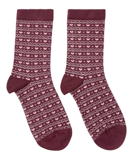 Modal Crew Socks, Purple