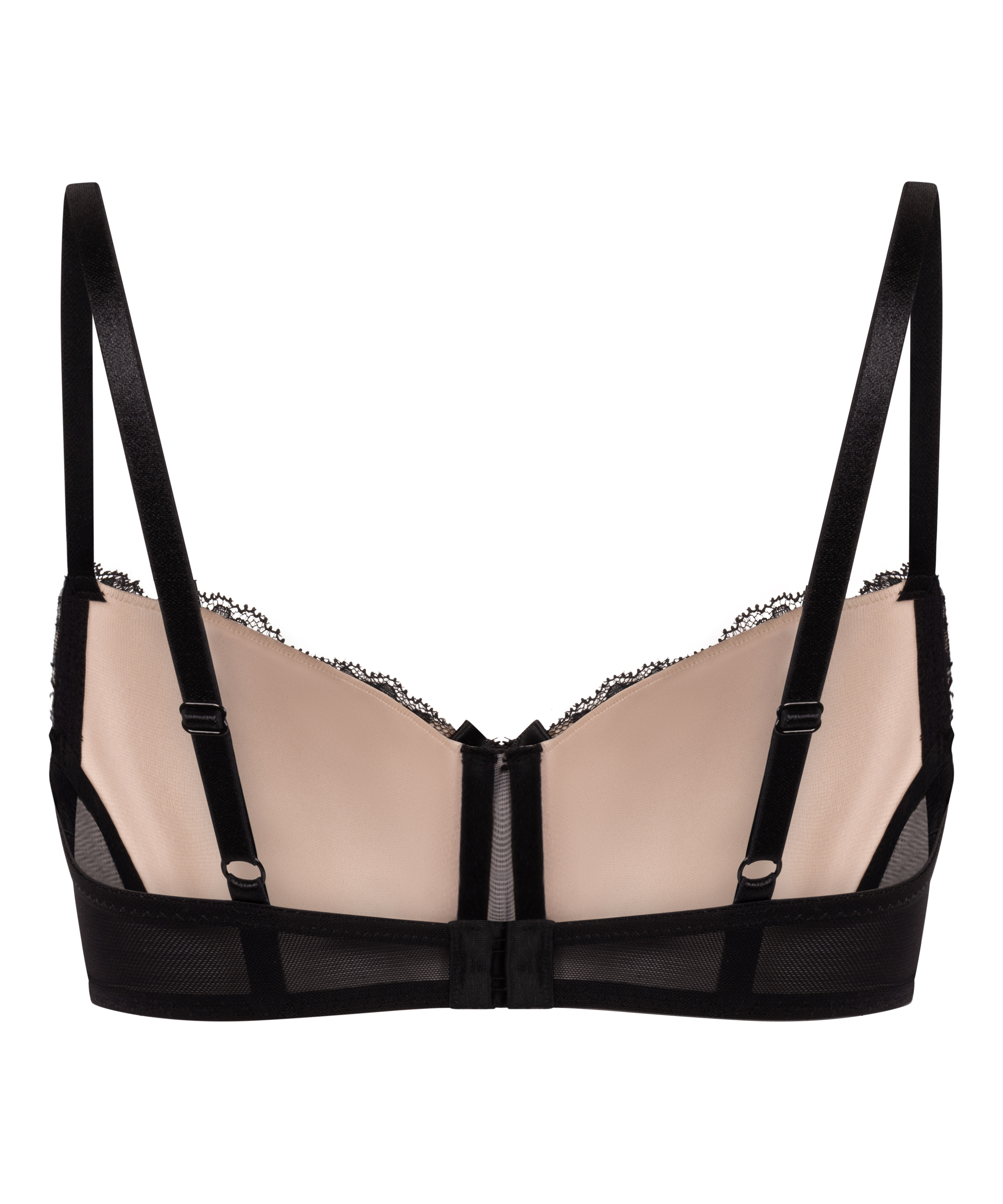 Teddy Padded Underwired Bra, Black, main