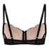 Teddy Padded Underwired Bra, Black