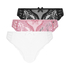 3-pack Belle Brazilian, Pink