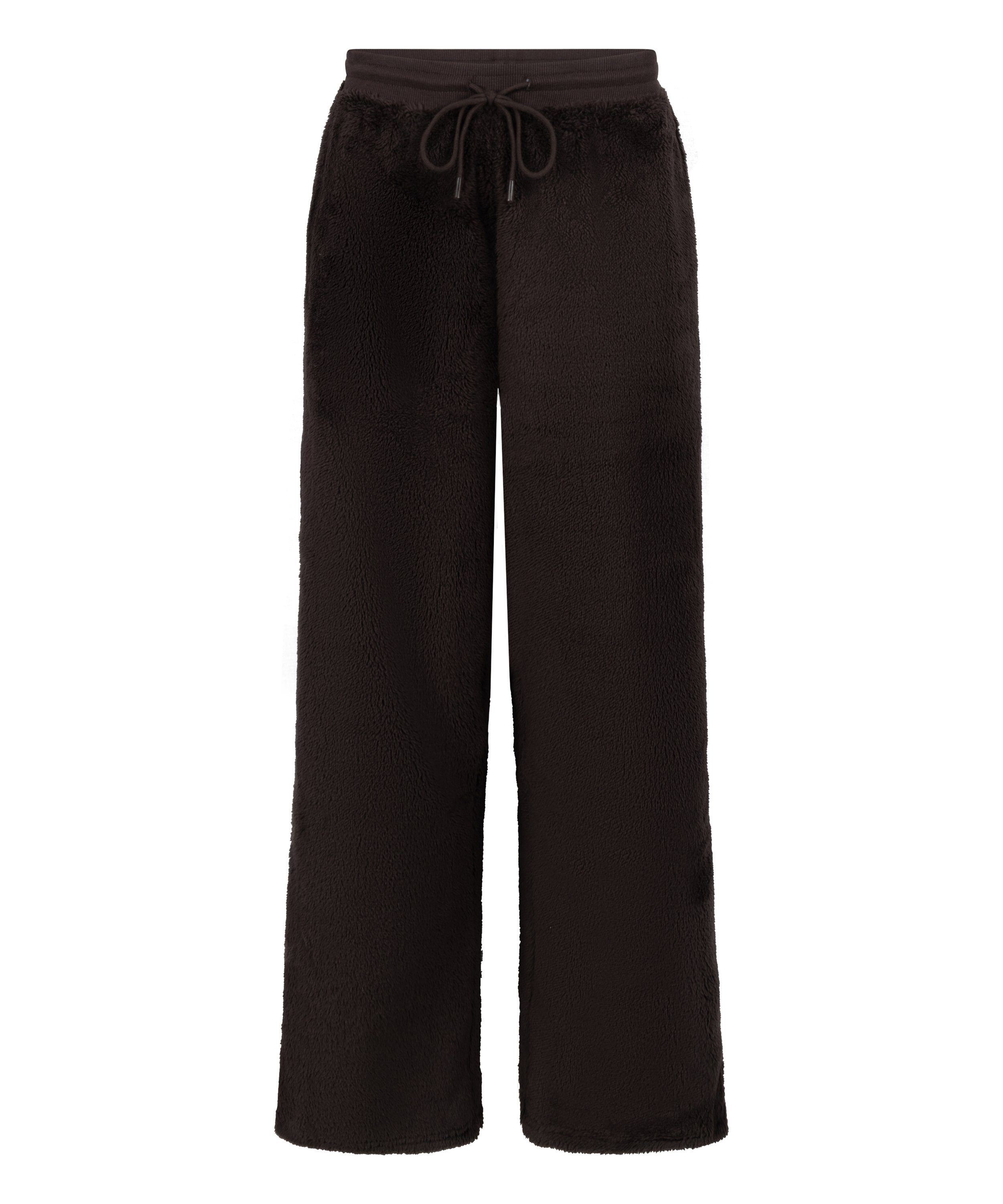 Pant Fluffy Fleece, Brown, main