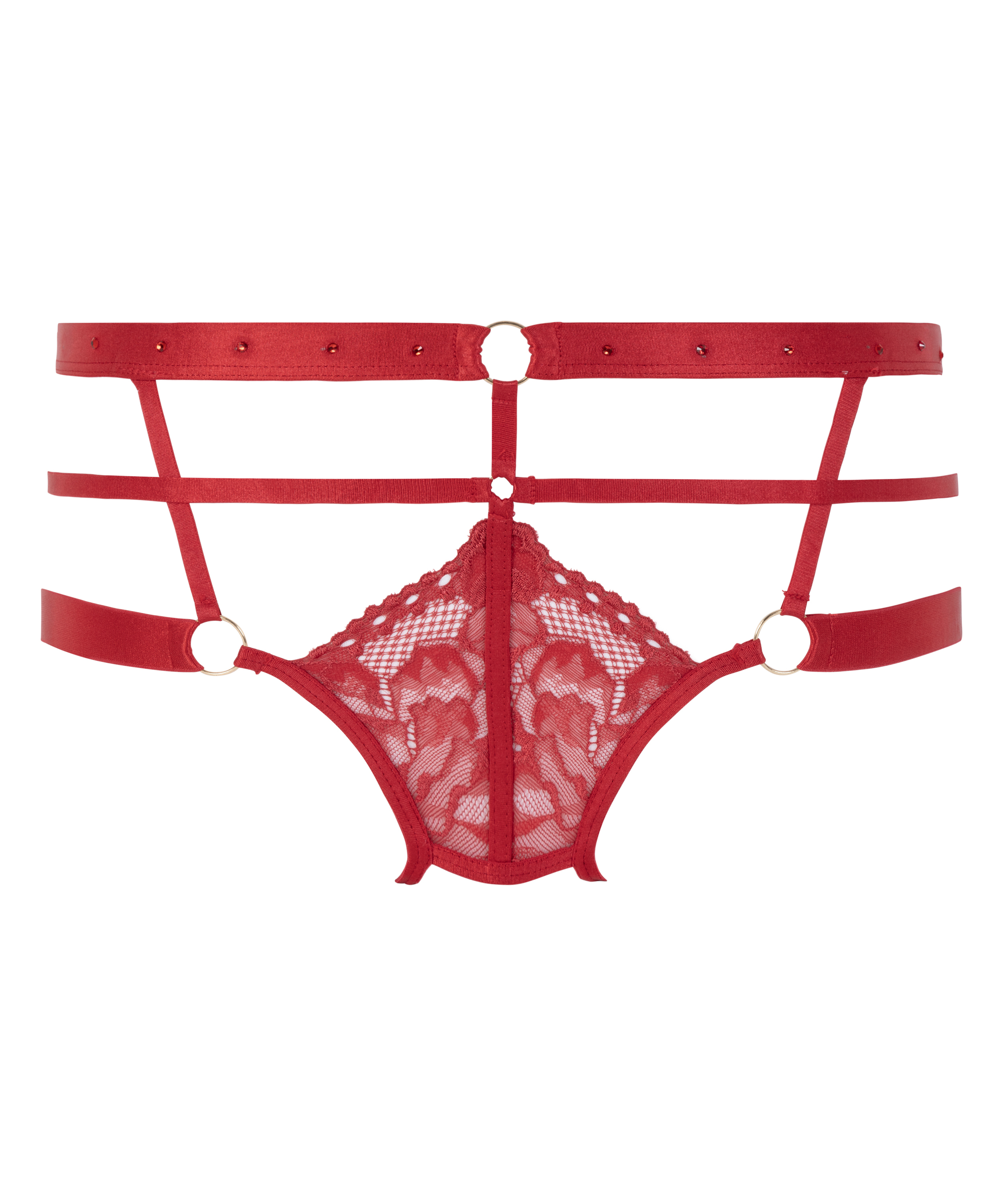 Jacky Open Crotch Brazilian, Red, main