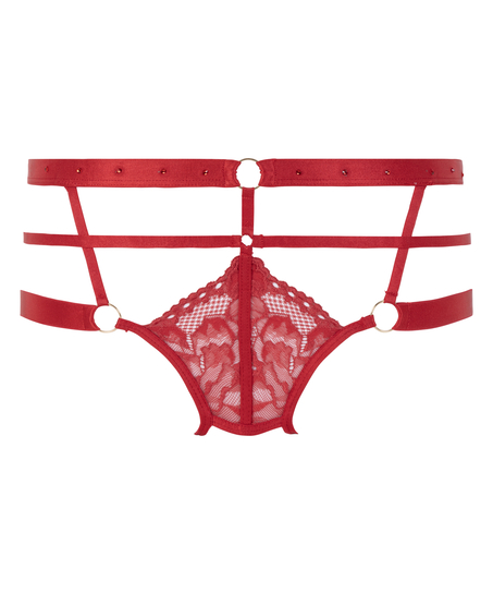Jacky Open Crotch Brazilian, Red