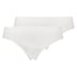 2 Cotton Briefs Kim, White