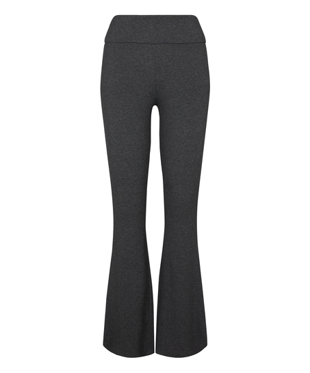 Flared Lounge Pants, Gray