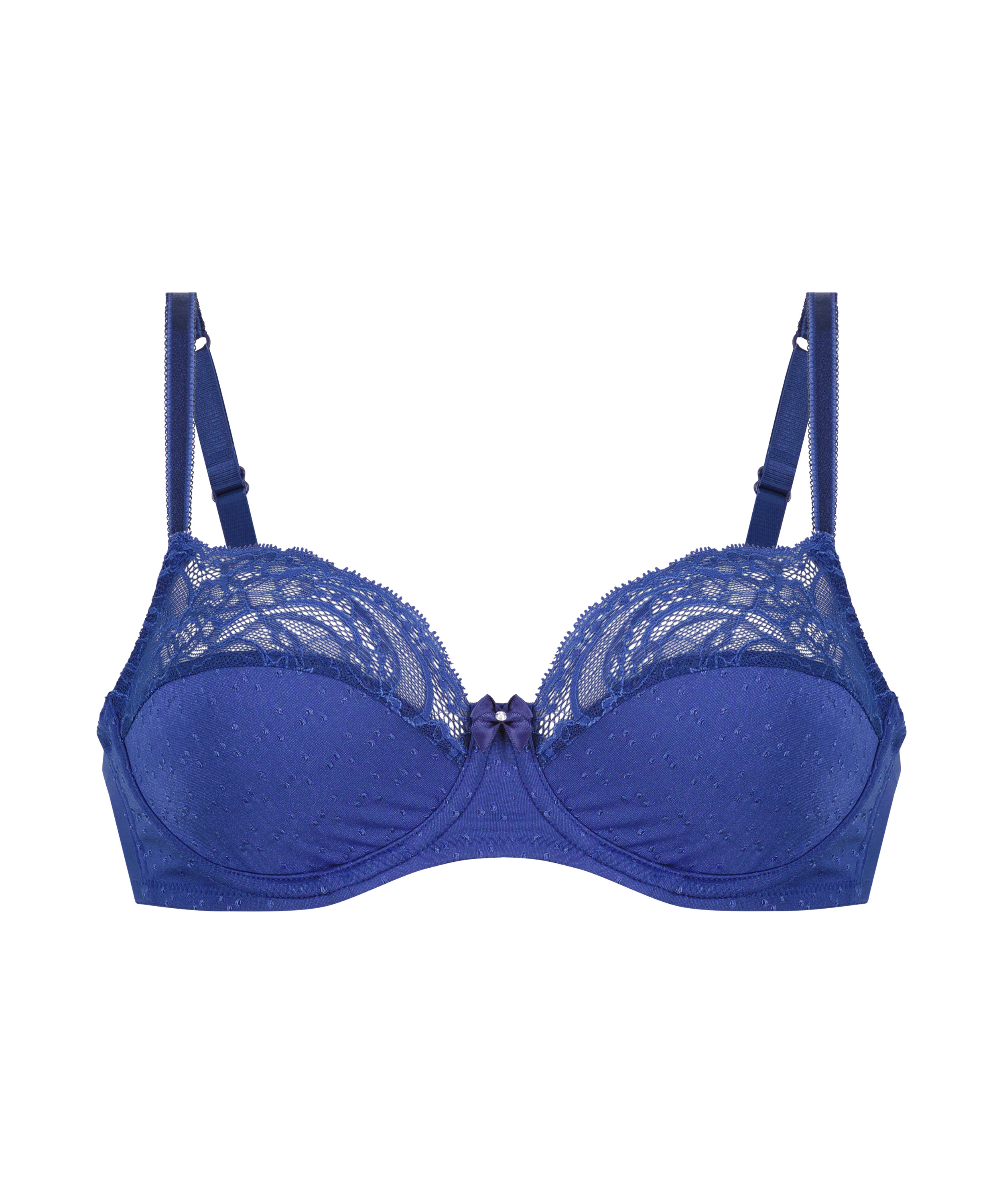 Sophie Non-Padded Underwired Bra, Blue, main