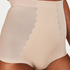 Sculpting scallop high waisted brief - Level 3, Beige