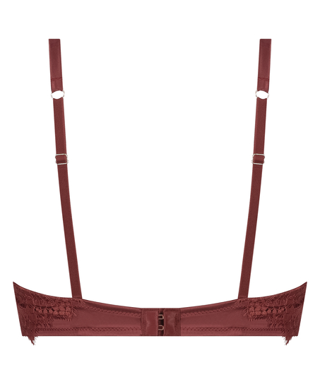 Zoe Padded Longline Underwired Bra, Red