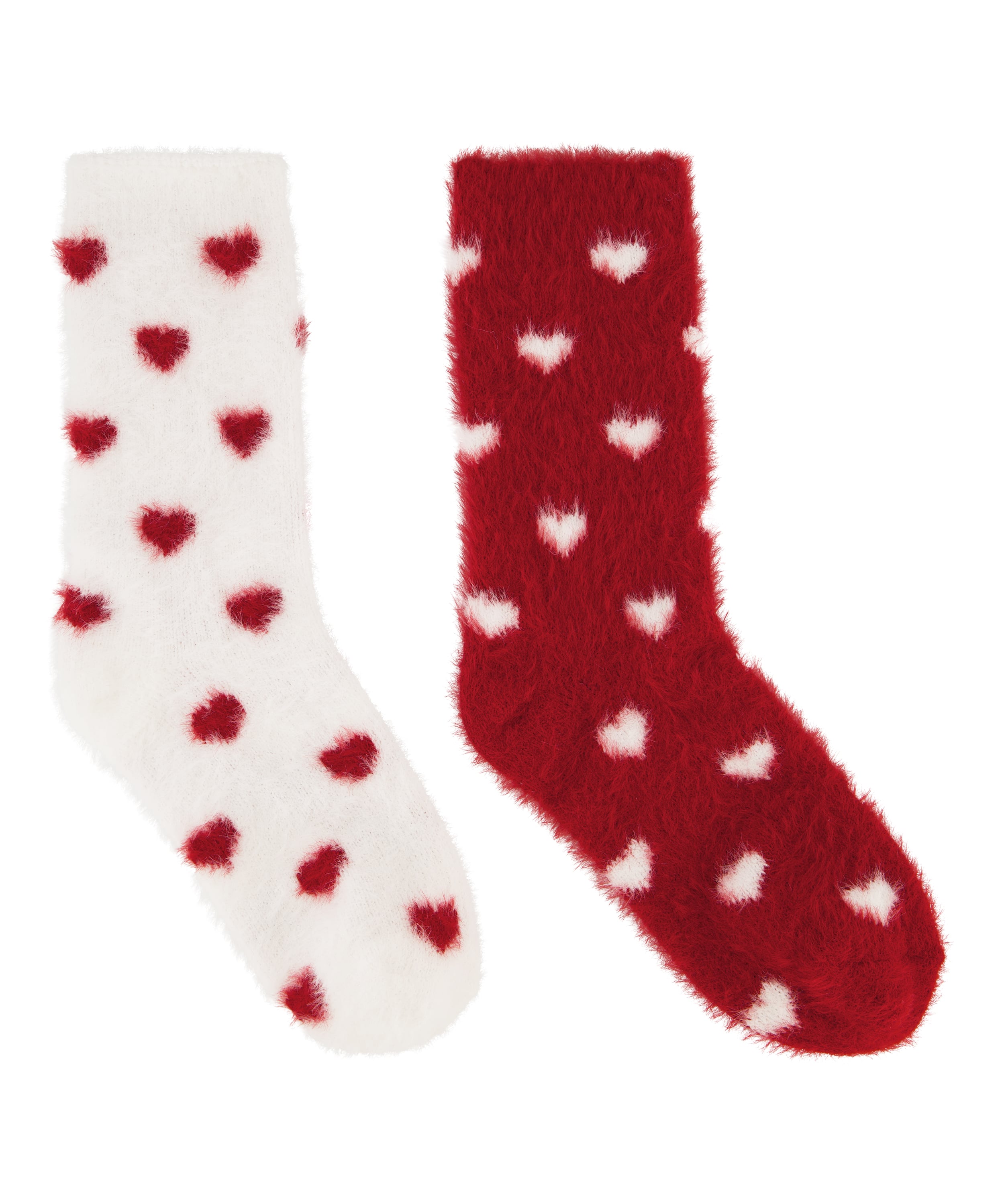2 pairs of socks Cosy, White, main