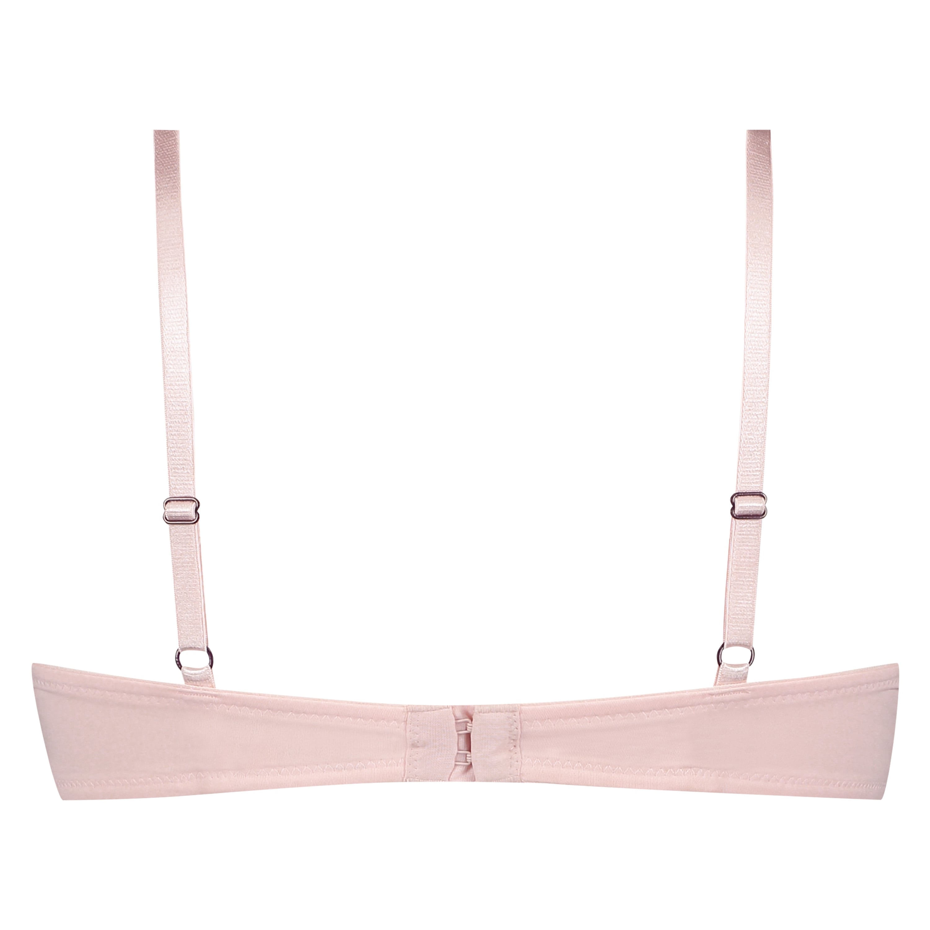 Plunge Padded Underwired Bra, Pink, main