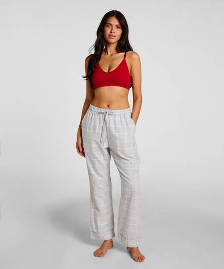 Flannel Pyjama Pants, Gray