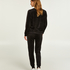 Velours Jogging Bottoms, Black