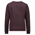 Long-Sleeved Fleece Top, Red