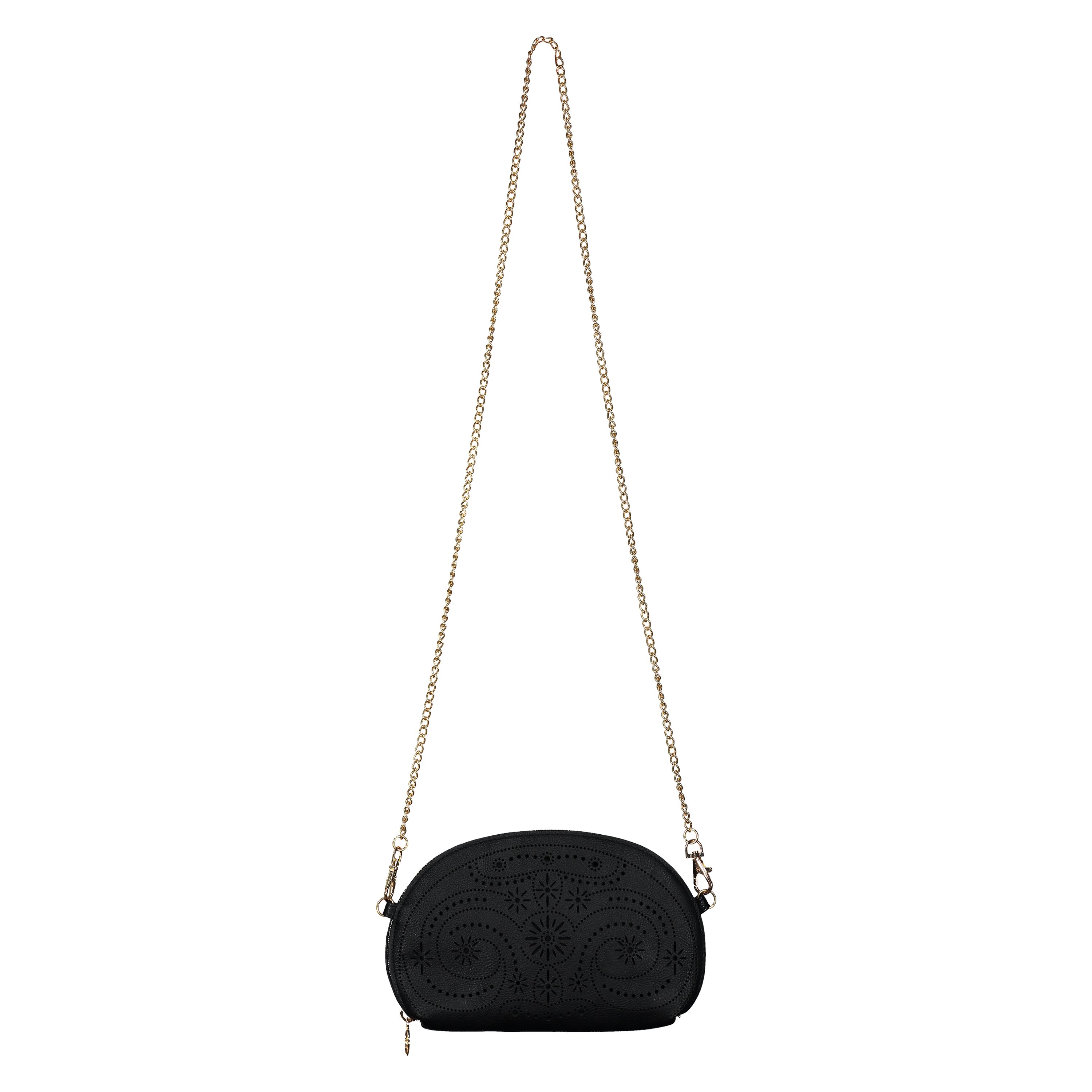 Lasercut bag, Black, main