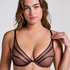 Rianne Non-Padded Underwired Bra, Brown