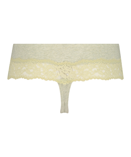 Cotton boxer thong, Green
