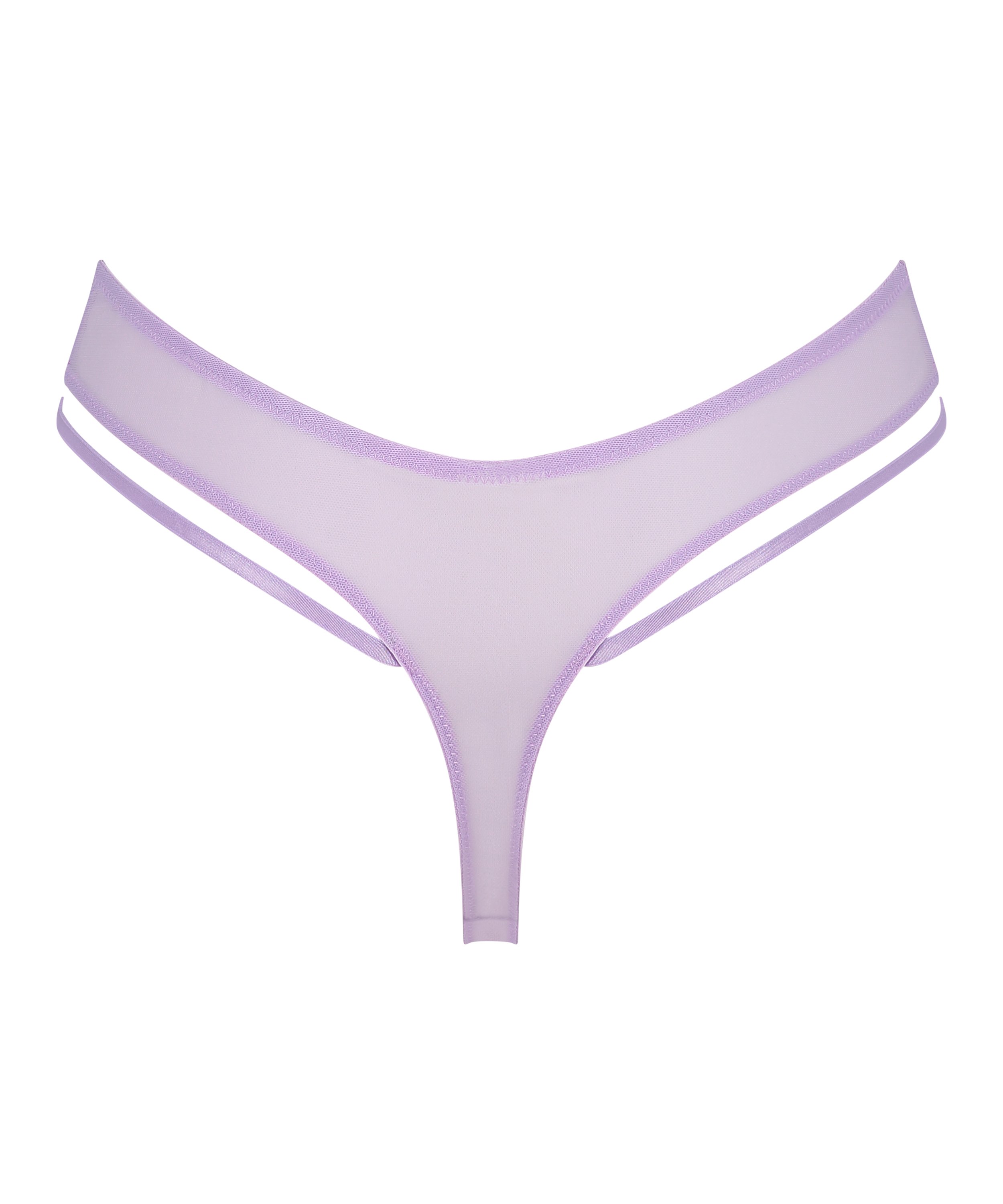 Blaise High Leg Thong, Purple, main