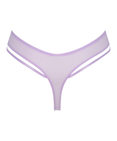 Blaise High Leg Thong, Purple