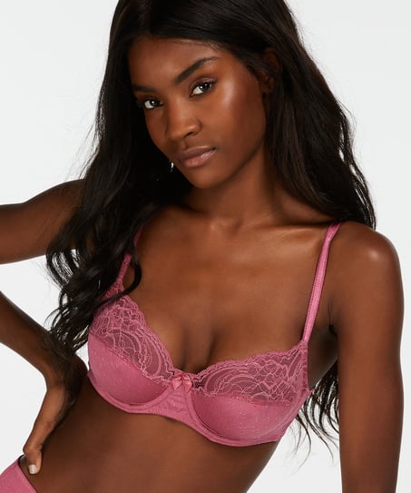 Sophie Non-Padded Underwired Bra, Pink