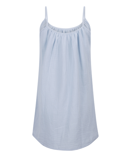 Muslin Slipdress, Blue